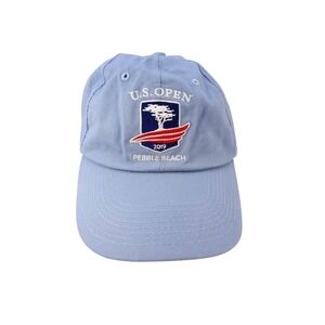 USGA 2019 U.S. Open Pebble Beach Member Hat Light Blue Adjustable Strapback Cap